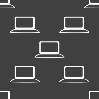 Not defteri web simgesi. düz tasarım. Dikişsiz desen gri.