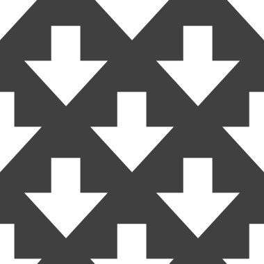 ok web simgesi. düz tasarım. Dikişsiz desen gri.