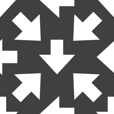 ok web simgesi. düz tasarım. Dikişsiz desen gri.