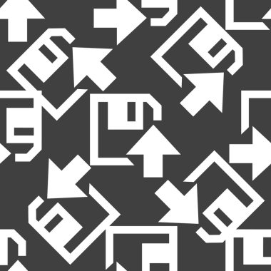 Disketten Yükle web simgesi. düz tasarım. seamless modeli.
