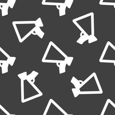 Ağızlık. Web simgesi. düz tasarım. seamless modeli.