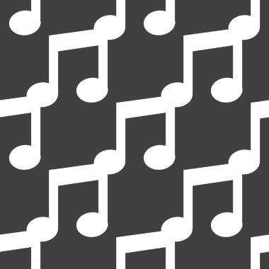 müzik Not web simgesi. düz tasarım. seamless modeli음악 노트 웹 아이콘입니다. 평면 디자인입니다. 완벽 한 패턴.