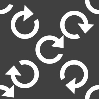 ok update web simgesi. düz tasarım. seamless modeli.