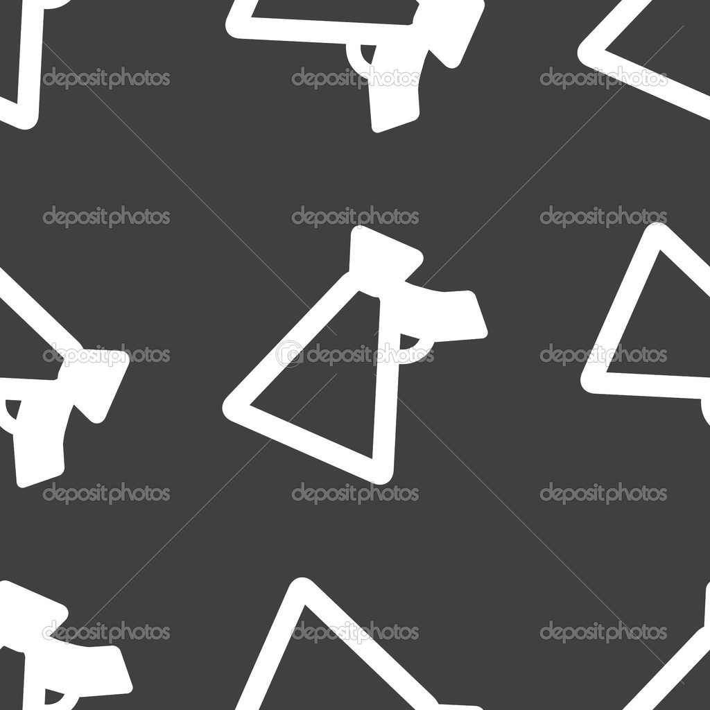 Mouthpiece. web icon. flat design. Seamless pattern.