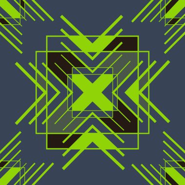 Dekoratif geometrik ve soyut elementlerle arkaplan deseni