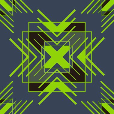 Dekoratif geometrik ve soyut elementlerle arkaplan deseni