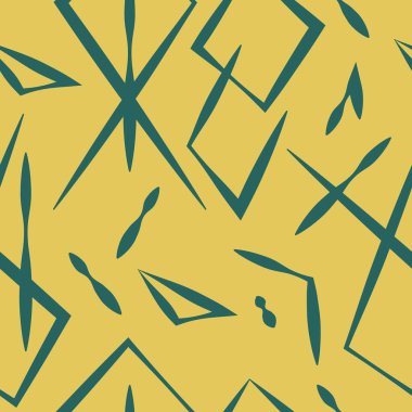 Sihirli rünler mistik geometri simya mistik sembolü