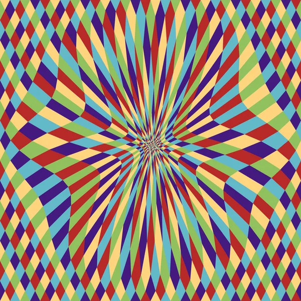 Mystic Diamond Disk (illusion de mouvement) ) — Image vectorielle