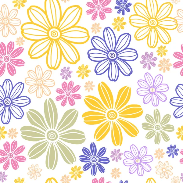 Floral seamless pattern — Stock Vector