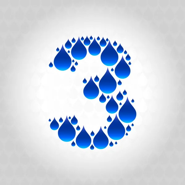 alfabe Su damlacıkları yaptı. sayıları