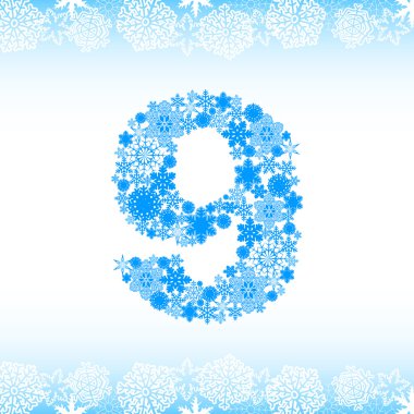 kar alfabe. numaraları. sıfır, bir, iki, üç, dört, beş, altı, yedi, sekiz, dokuz, on