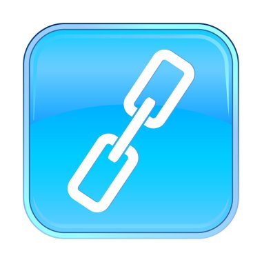 izole mavi web simgesi beyaz zemin üzerine