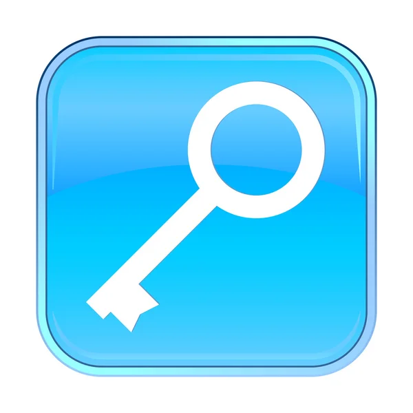 Icono web azul aislado sobre fondo blanco — Vector de stock