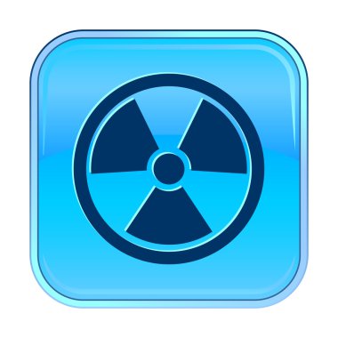 izole mavi web simgesi beyaz zemin üzerine.