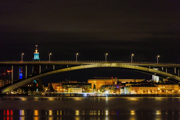 스웨덴 스톡홀름 다리나 바스테르 브론의 — 스톡 사진
