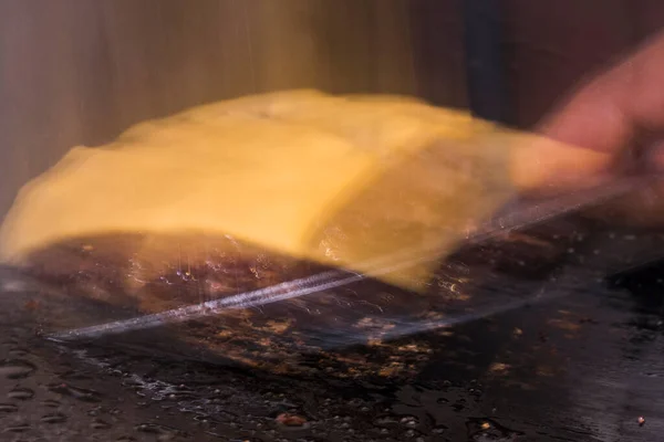 Stockholm Swedia Cheeseburger Panggangan — Stok Foto