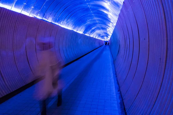 Stockholm Zweden Mensen Wandelen Brunkebergs Tunnel Het Centrum — Stockfoto
