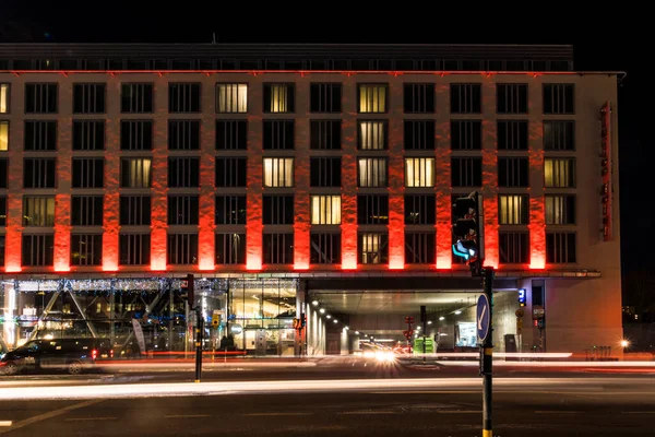 Stockholm Suède Quartier Skanstull Nuit — Photo