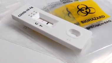 Biyolojik tehlike plastik poşeti ve Covid-19 öz denemesi.. 
