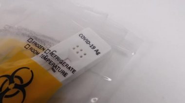 Biyolojik tehlike plastik poşeti ve Covid-19 öz denemesi.. 