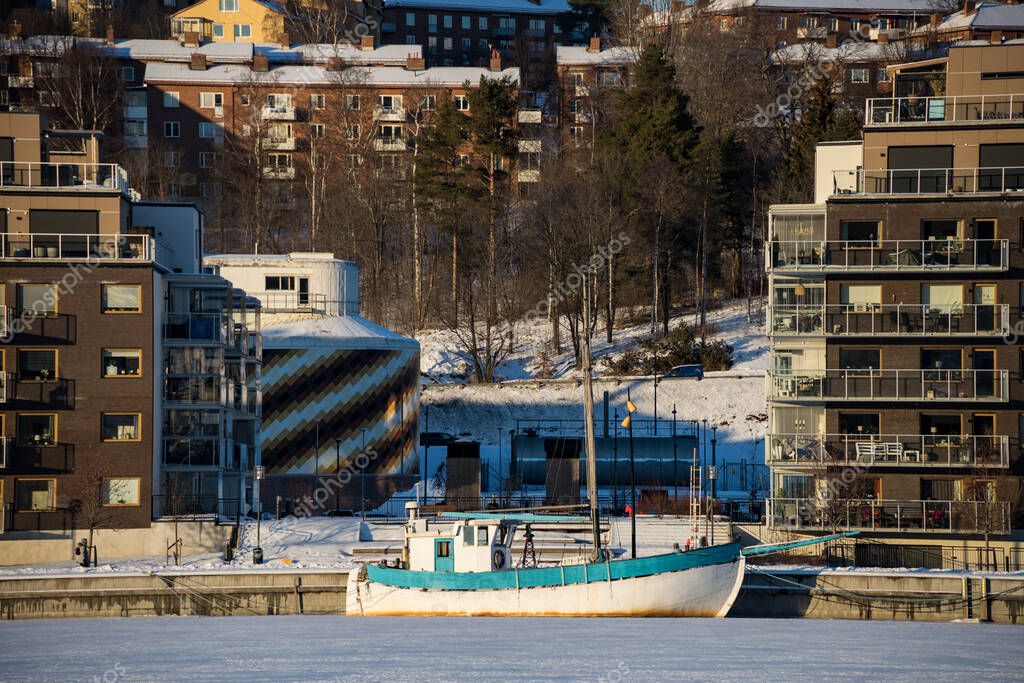 Sundsvall, Suecia Un edificio de apartamentos residenciales en el