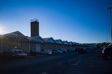 Stockholm, İsveç The Arsta Partihallarna toptan satış pazarı..