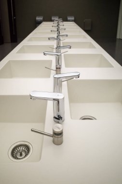 Oslo, Norveç Modern umumi tuvaletler ve lavabolar.