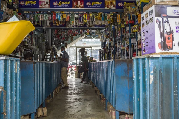 Galle Sri Lanka Shoppers Downtown Galle — 图库照片