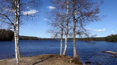 Haverud, İsveç Dalsland eyaletinde temiz ve el değmemiş bir mavi göl.. 