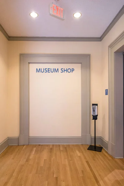 Norfolk Virginia Usa Sign Museum Shop Chrysler Art Museum — Fotografia de Stock