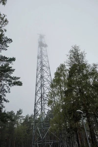 Рига Латвия Башня Радиосвязи Побережье Балтийского Моря — стоковое фото