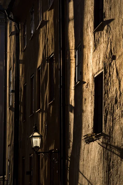 Stockholm Sweden Facade Early Morning Telegrafgrand Gamla Stan — Stock Photo, Image