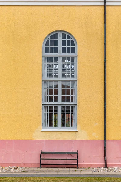 Skagen Dänemark Die Fassade Und Das Fenster Der Skagener Kirche — Stockfoto