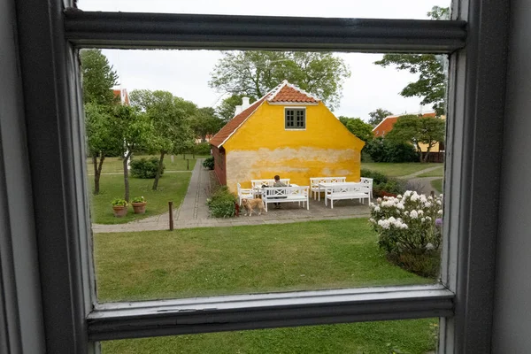 Skagen Dänemark Das Outdoor Café Garten Des Skagens Museums — Stockfoto