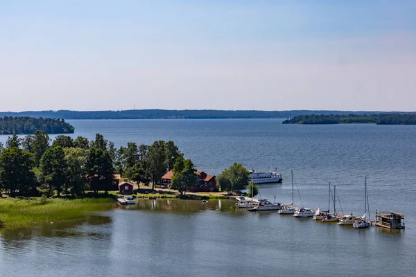 Birka Suecia Una Vista Del Lago Malaren Desde Isla Birka — Foto de Stock