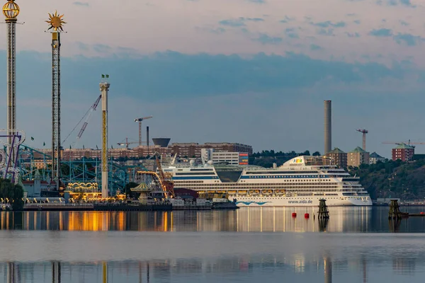 Стокгольм Швеція Атракціон Грона Лунд Dawn Cruise Ship — стокове фото