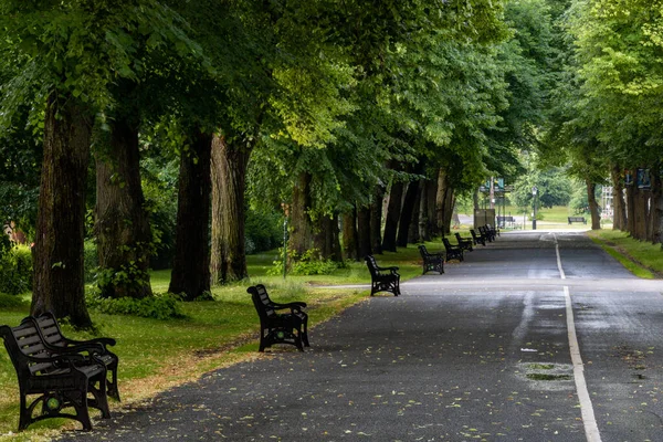 Stockholm Švédsko Cyklistický Pruh Parth Ostrově Djurgarden — Stock fotografie