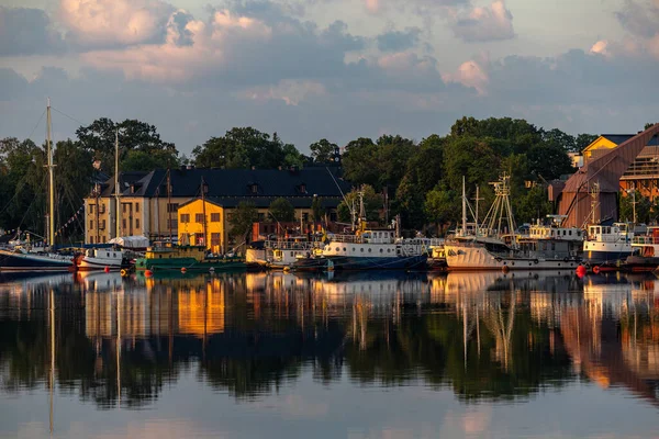 Estocolmo Suecia Isla Skeppsholmen Amanecer — Foto de Stock