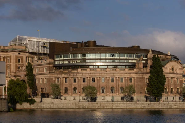 Estocolmo Suecia Edificio Del Parlamento Sueco — Foto de Stock