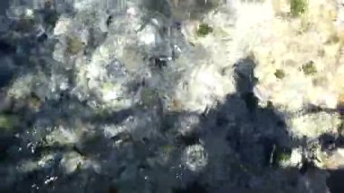 Sarande, Arnavutluk Dağlardaki Mavi Göz soğuk bahar.