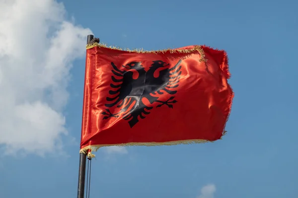 Gjirokaster, Albania The Albanian flag