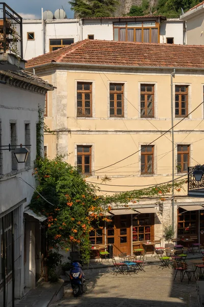 Gjirokaster Albânia Restaurante Livre Cidade Velha — Fotografia de Stock