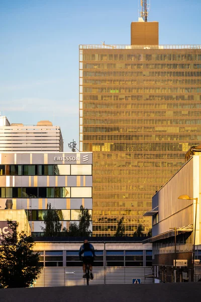 Stockholm Sweden Kista Tower Kista District High Tech Hub — Stock Photo, Image