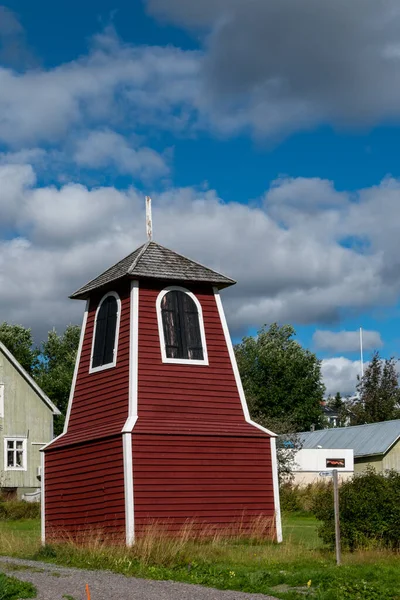 Glommerstrask Sweden Little Bell Tower Next Local Church — Stok fotoğraf