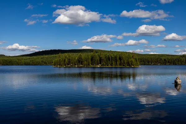 Umea, sweden A small island in the Umea river, or Umeaalven.