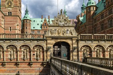 Hillerod, Denmark The Frederiksborg Castle from the 17th century and built by  King Christian IV.