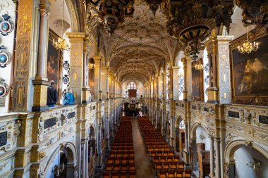 Hillerod, Denmark  The church at the Frederiksborg Castle from the 17th century and built by  King Christian IV.