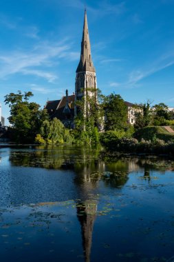 Copenhagen, Denmark St. Alban's Church in the Kastellet or old fortification.  .