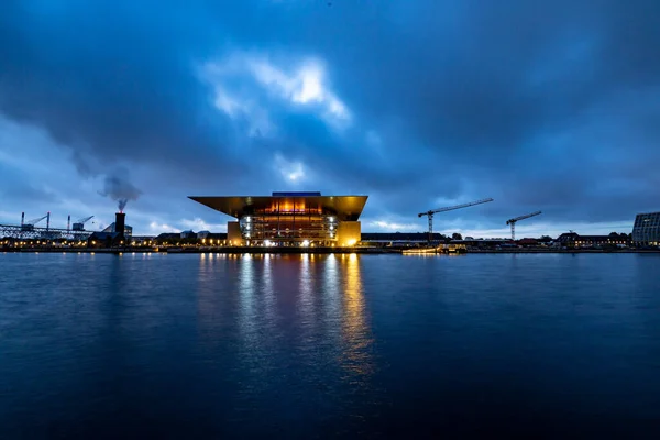 덴마크 코펜하겐 코펜하겐 오페라 하우스의 — 스톡 사진