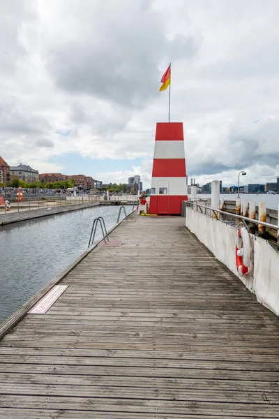 Copenhague Dinamarca Las Islas Brygge Piscina Aire Libre Puerto Copenhague —  Fotos de Stock